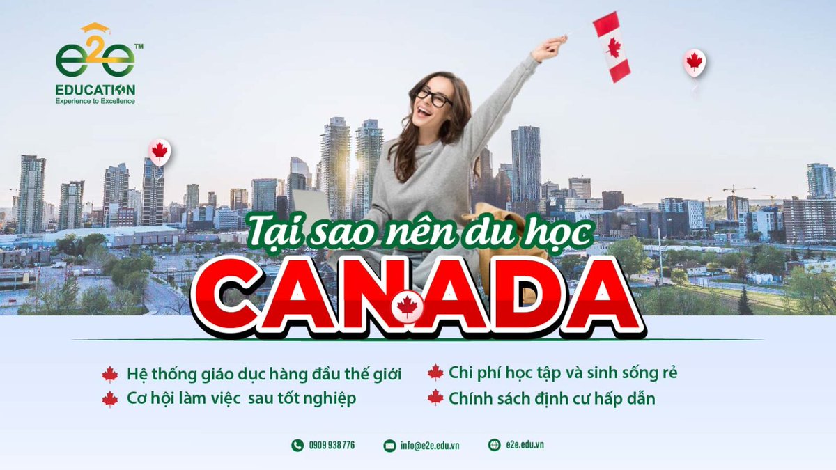 e2eedu's tweet photo. Bạn đang quan tâm đến việc học tập và định cư tại Canada nhưng chưa biết bắt đầu từ đâu? Hãy khám phá thêm toàn bộ thông tin về du học Canada tại E2E Global Chọn đúng hướng đi – bắt đầu đúng ngay từ hôm nay!
https://t.co/htaRVWQC8u https://t.co/wmuLAPRfNi