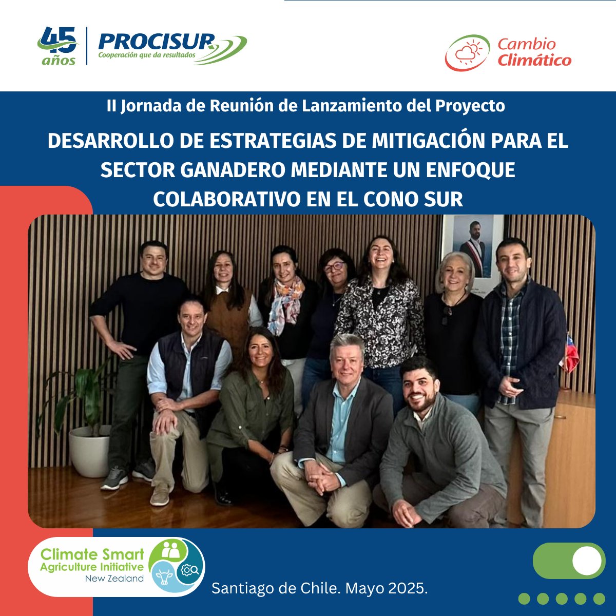 Procisur (@procisur) on Twitter photo 🗓️ 2do día de trabajo en el Proyecto “Desarrollo de estrategias de mitigación para el sector ganadero en el Cono Sur”🐄🌱
🔹 Definición de criterios, responsabilidades y plan de actividades: Identificación de estrategias de mitigación; Modelado de impactos; y Gestión del proyecto 🗓️ 2do día de trabajo en el Proyecto “Desarrollo de estrategias de mitigación para el sector ganadero en el Cono Sur”🐄🌱
🔹 Definición de criterios, responsabilidades y plan de actividades: Identificación de estrategias de mitigación; Modelado de impactos; y Gestión del proyecto