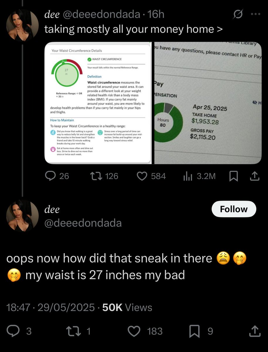 Is a 27 inch waist big or am I just disordered?? I feel like that’s big, if not average ??? Esp to be flexing that when there’s people with 18 inch waists out here 😭😭