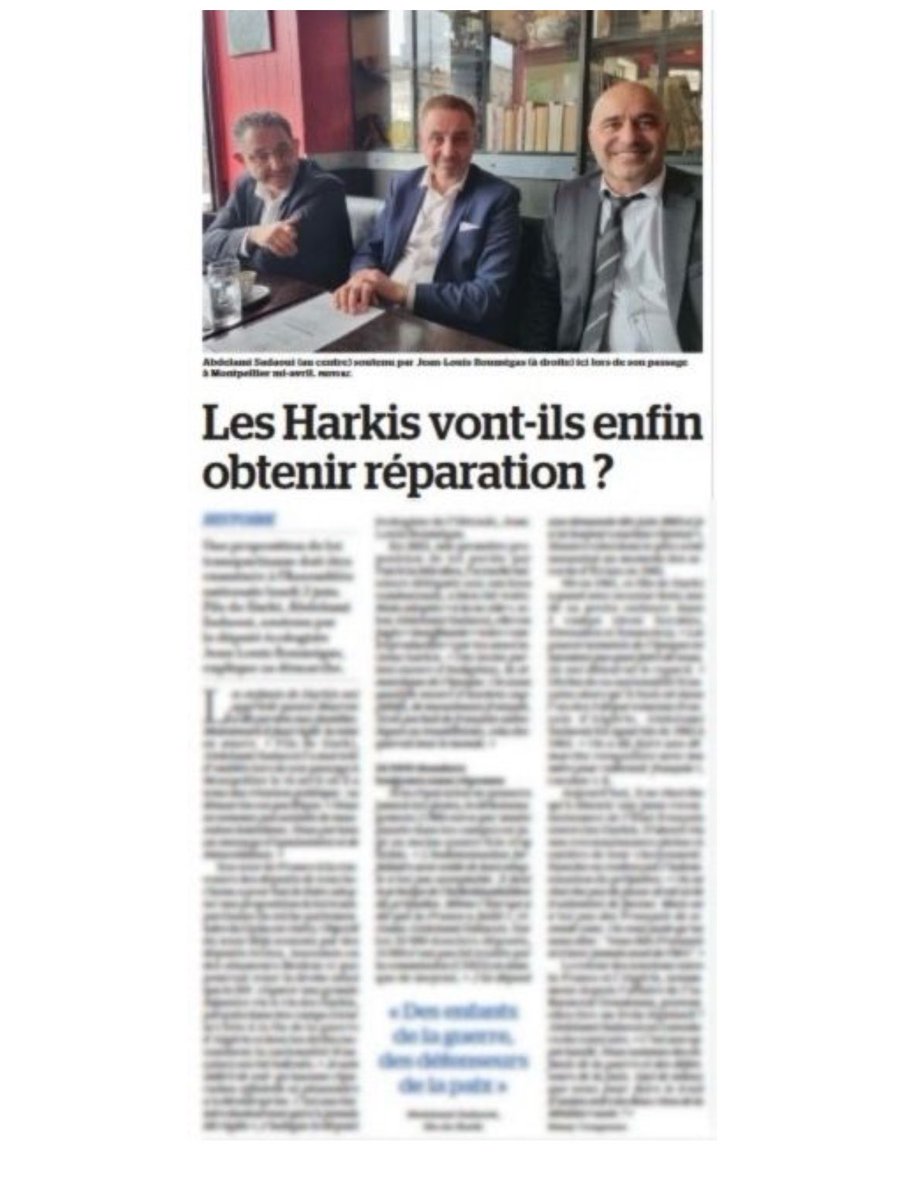 Patricia Miralles (@mirallesmp) on Twitter photo Indemnisation et réparation des Harkis :
<a href="/lamarsweb/">La Marseillaise</a>, il serait prĂ©fĂ©rable de sâen tenir aux faits.
Les faits, les voici —ïž
đ Une loi pour la reconnaissance et la rĂ©paration des Harkis adoptĂ©e en 2022
đ Plus de 27 000 dĂ©cisions dâindemnisation rendues dont 21 000 ont fait Indemnisation et rĂ©paration des Harkis :
<a href="/lamarsweb/">La Marseillaise</a>, il serait prĂ©fĂ©rable de sâen tenir aux faits.
Les faits, les voici —ïž
đ Une loi pour la reconnaissance et la rĂ©paration des Harkis adoptĂ©e en 2022
đ Plus de 27 000 dĂ©cisions dâindemnisation rendues dont 21 000 ont fait