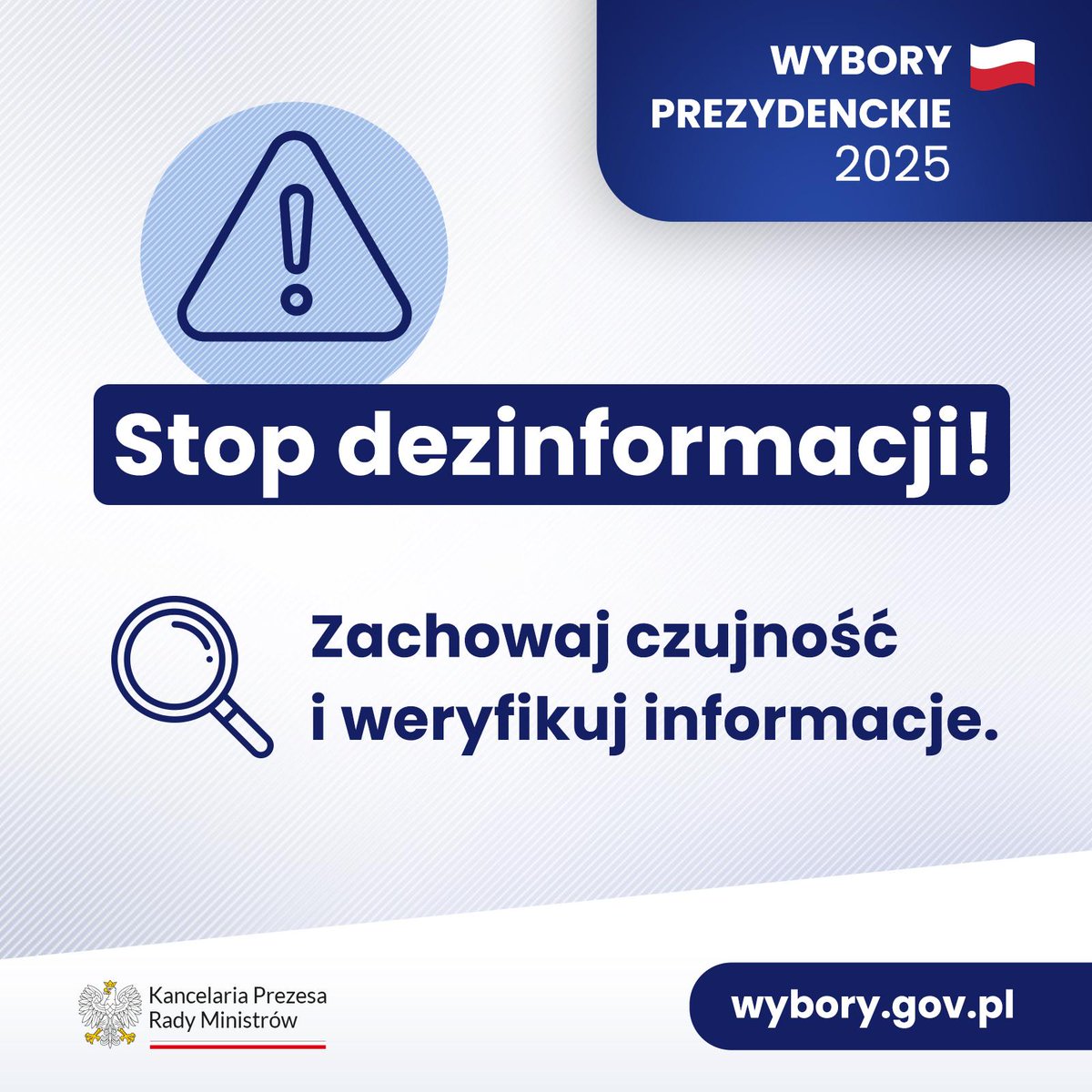 W czasie ciszy wyborczej internet nie milknie – wręcz przeciwnie. To moment, gdy fake newsy, zmanipulowane grafiki i wpisy „z anonimowych źródeł” rozchodzą się błyskawicznie.

🔍 Jak się nie dać nabrać? Oto kilka prostych zasad:
1️⃣ Sprawdź źródło.
Czy znasz stronę, profil,