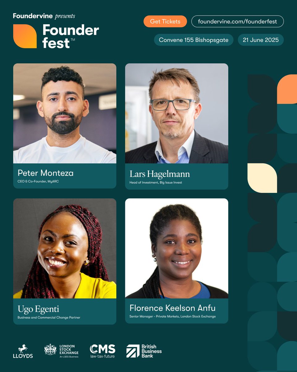 Think scaling impact is a mystery? Let’s pull back the curtain💥

These founders are here to get honest! With bold ideas and real-world innovation, they’re not just breaking new ground - they’re shaping the future.

🎟️Get tickets: eu1.hubs.ly/H0kzv9Z0

#Founderfest2025