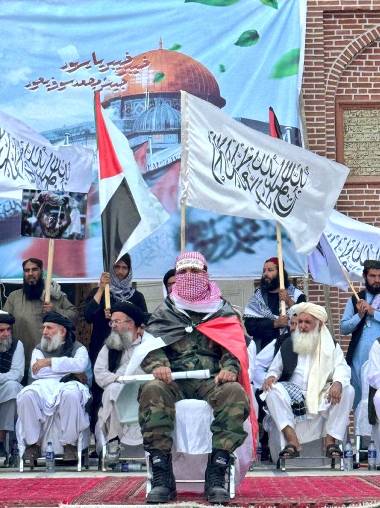 بیا مو تړمې اوښکې تویې په غزې شوې
بیا مو جوړې له سلګيو انګازې شوې 
#نحن_مع_غزة