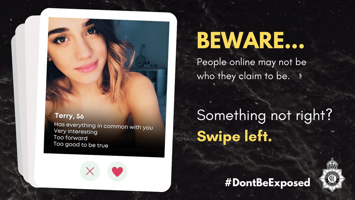 Criminals often use dating apps, social media, webcams, and porn sites to target people, sometimes using fake identities to gain trust. If someone you've just met online chats sexually or asks for images, it could be sextortion.
How to protect yourself: ow.ly/4VbI50VVFEK