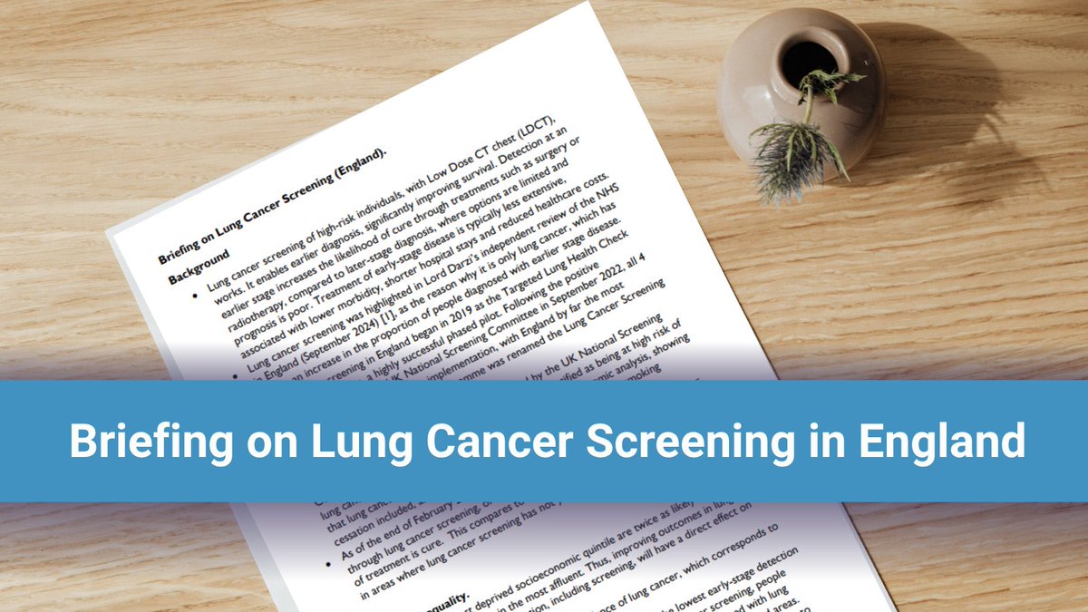 UKLCC (@uklungcancer) on Twitter photo Alongside our partners in UK lung cancer community, we urge <a href="/DHSCgovuk/">Department of Health and Social Care</a> to:
✅Fully-fund the successful <a href="/NHSEngland/">NHS England</a> Lung Cancer Screening Programme within the National Cancer Plan 2025
✅Ensure rollout to all of eligible population by 2030 remains on track
ow.ly/FiUP50VZova Alongside our partners in UK lung cancer community, we urge <a href="/DHSCgovuk/">Department of Health and Social Care</a> to:
✅Fully-fund the successful <a href="/NHSEngland/">NHS England</a> Lung Cancer Screening Programme within the National Cancer Plan 2025
✅Ensure rollout to all of eligible population by 2030 remains on track
ow.ly/FiUP50VZova