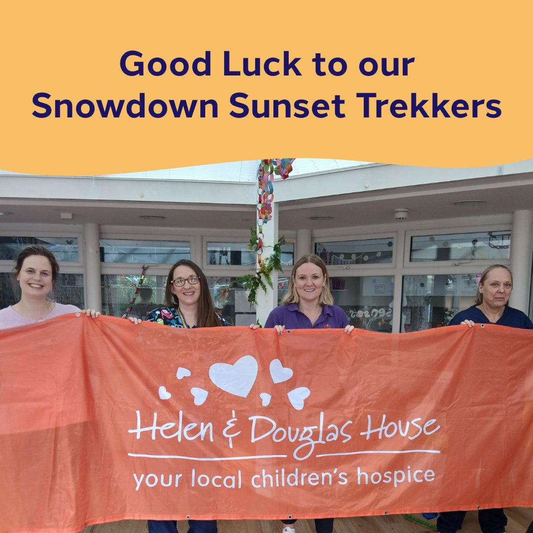 Good luck to our amazing Snowdon Sunset Trekkers who will be taking on the challenge of climbing one of the UK’s highest peaks tomorrow!

Your strength, courage, and commitment are truly inspiring. We’ll be cheering you on as you reach that summit! 🧡