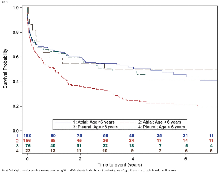 #FreeArticle. Article compares shunt survival and complication rates for ventriculoatrial (VA) and ventriculopleural (VPl) shunts in a pediatric hydrocephalus cohort. thejns.org/pediatrics/vie…
