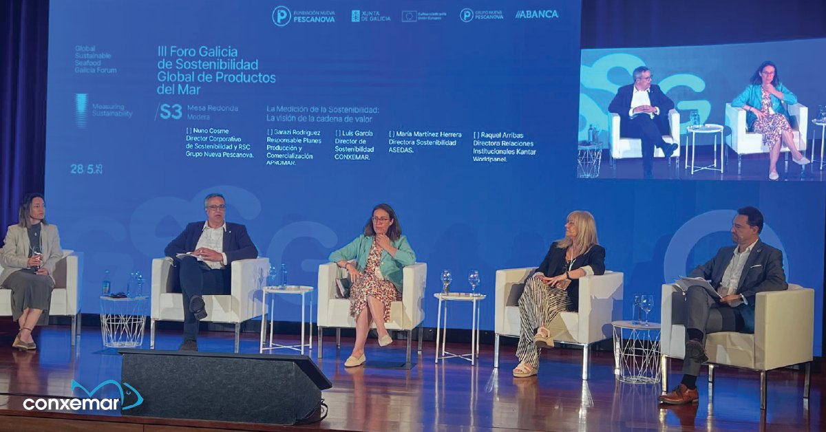 Conxemar (@conxemaroficial) on Twitter photo ❄️#Conxemar estuvo presente en el III Foro <a href="/gssgaliciaforum/">GSSG Galicia Forum</a>, centrado en los retos del sector en torno a la medición de la #sostenibilidad.
🗣️ Nuestro director de sostenibilidad, Luís García Castro, participó en la mesa centrada en el punto de vista de la cadena de valor. ❄️#Conxemar estuvo presente en el III Foro <a href="/gssgaliciaforum/">GSSG Galicia Forum</a>, centrado en los retos del sector en torno a la medición de la #sostenibilidad.
🗣️ Nuestro director de sostenibilidad, Luís García Castro, participó en la mesa centrada en el punto de vista de la cadena de valor.