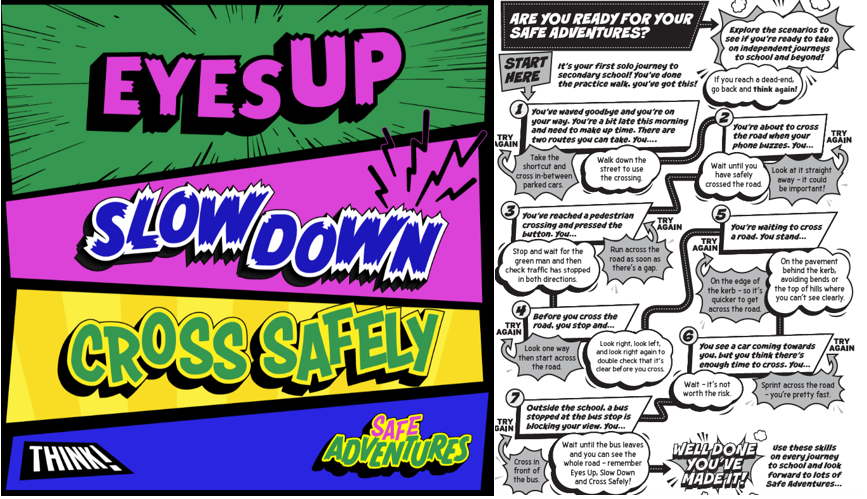 Looking for ways to help prepare your children for more independent travel as they move to secondary school? 🚸

Download our free activity sheet with tips for practice journeys and a fun interactive quiz!

Click here to download: ow.ly/AuJ550W1oQB

#SafeAdventures
