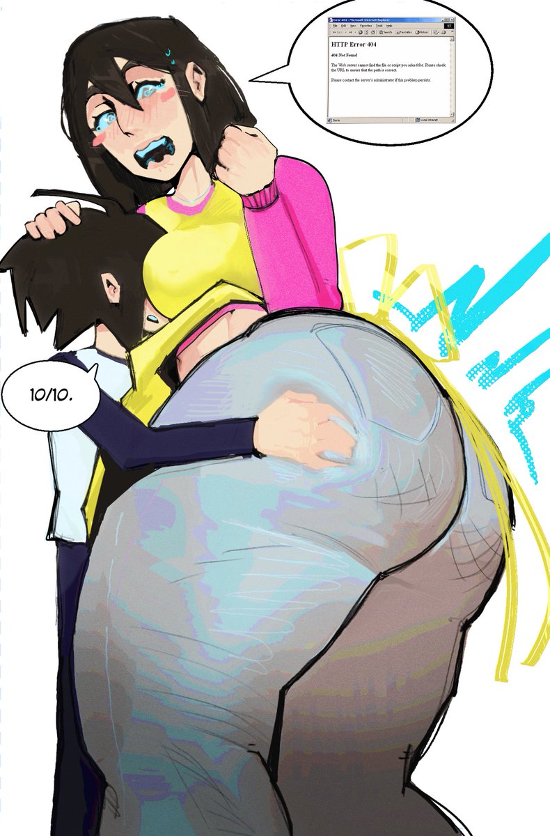 Fan art I drew of <a href="/MerryChuArt/">MerryChu🔞</a> ‘s cute pair back when part 1 came out >:)