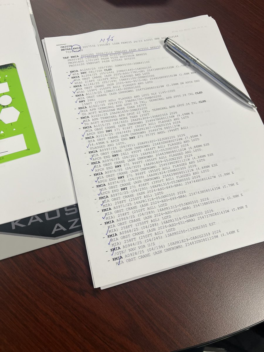 NOTAMs for <a href="/iflymia/">Miami Int'l Airport</a> should just say: “Cranes everywhere, all the time…forever.” 😆