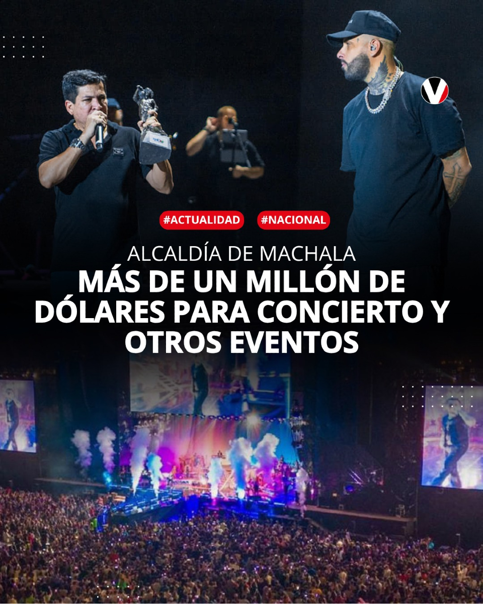 revistavistazo's tweet photo. Arropada por la misma justificación de cada año, la Alcaldía de Machala argumenta que los gastos en conciertos se trata de una inversión para fomentar el turismo, mientras la ciudad alcanza nuevos picos de violencia. Aquí, los detalles del contrato. 👉 https://t.co/6YIUJpDerS https://t.co/sQ5IHOEyhK