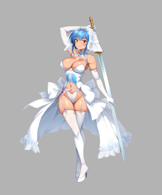 そんなわけでブライド・メナドとりあえず完成。ジューンブライドに間に合ったな 