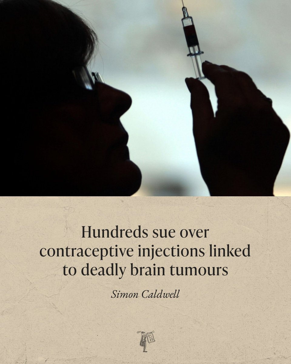 Hundreds of women in America and the UK are planning legal action after a contraceptive jab left them at risk of developing potentially lethal brain tumours.

Read here ➡️ heraldl.ink/hundreds-sue

#Catholic #Liberalism #Feminism #Healthcare