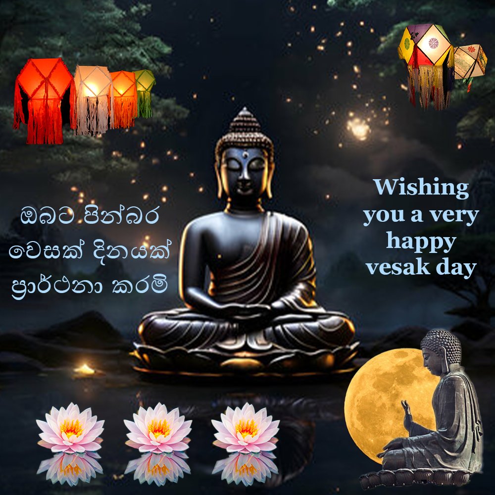jayaseka1's tweet photo. Designed a special #Vesakcard to celebrate the season of peace and mindfulness. 🌕✨
Creating it reminded me how small acts of creativity can spread light. 🪷💛
Wishing everyone a blessed Vesak! 🙏
#Vesak2025 #Creativity #Peace https://t.co/23Xv6hLtj9