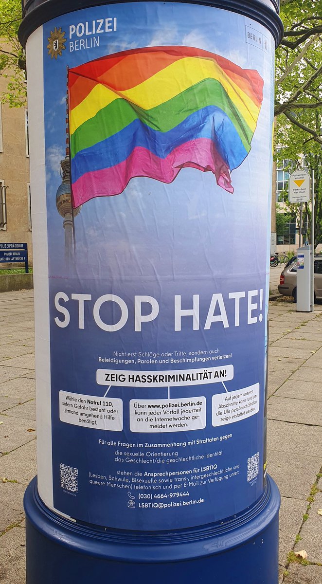 Die Berliner Polizei zeigt Flagge gegen Islamismus. Oder?