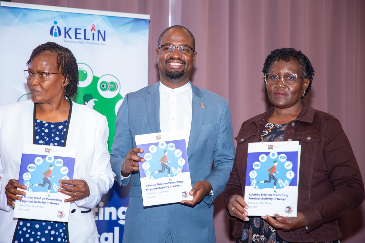 KELINKenya's tweet photo. It’s official!🎊🎉
We have handed over the policy brief on #PromotingPhysicalActivity, a crucial step toward building a healthier, more active Kenya. 🇰🇪💪
with @MalecheAllan, @MOH_Kenya, @MOH_DHP, @IILAinfo, @NCDAllianceKe, @Jhpiego, @JhpiegoKenya, @WHOKenya, @UNICEF, @aphrc, @KenyaNCCK, @TransportKE, @masindemuliro
🔗 Read the full brief here: https://t.co/29IZVF1gaR