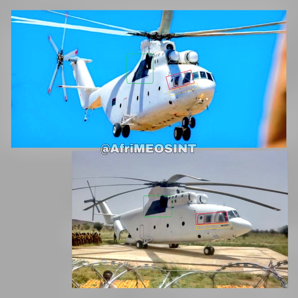 The Libyan National Army's (#LNA) 🇱🇾 new Mi-26 helicopter