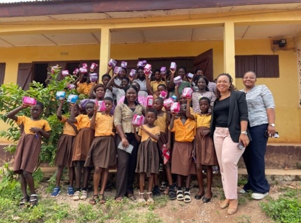 MINERALS COMMISSION CELEBRATES WORLD MENSTRUAL HYGIENE DAY

The Minerals Commission, in an initiative to promote menstrual health awareness, visited community schools in Adokwai, Ahinsan, and Abedwum within the Adansi North District of the Ashanti Region.