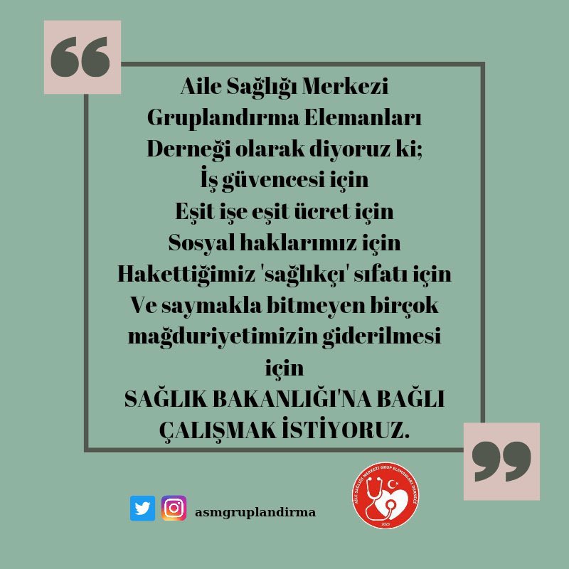 Bizler aile sağlığı merkezi çalışanı değilmiydik kadro neden biz grup elemanlarını teğet geçti neden hep kapsam dışı bırakıldık

#MemişoğluArtıkBiziGör