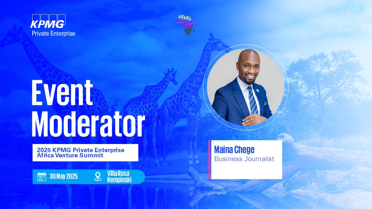 #KPMGAfricaventuresummit
<a href="/KPMGEastAfrica/">KPMG East Africa</a>