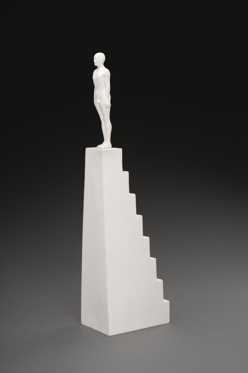 From 1976 to 1978, sculptural ceramicist Glenys Barton (b. 1944) served as Wedgwood’s first Artist in Residence, collaborating closely with the factory to create a distinctive series of sculptures—some of which we have recently unpacked. Barton’s work explores the human form.