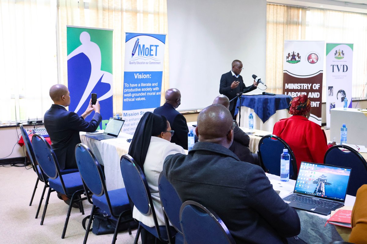 Government in collaboration with academia &amp; private sector through CAFI support fostering relevant training programmes for graduates for a sustainable labour market through Dual Learning Model #innovation #relevantskills #policy #apprenticeship <a href="/cafiproject/">Competitiveness and Financial Inclusion</a> <a href="/EducationLes/">Ministry of Education and Training-Lesotho</a>