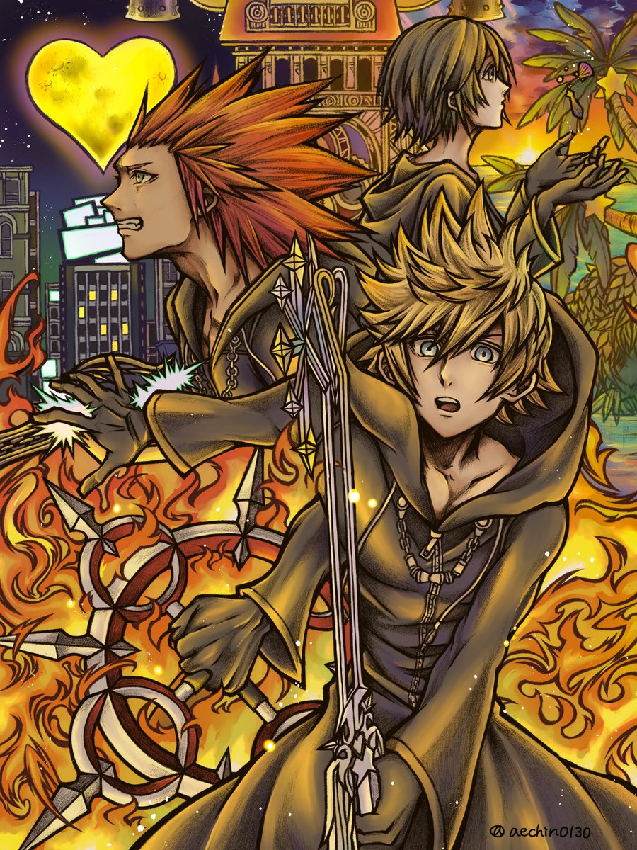 aechin0130's tweet image. シリーズの中で1番大好きな作品です！
 #days16周年  #KingdomHearts  #KH