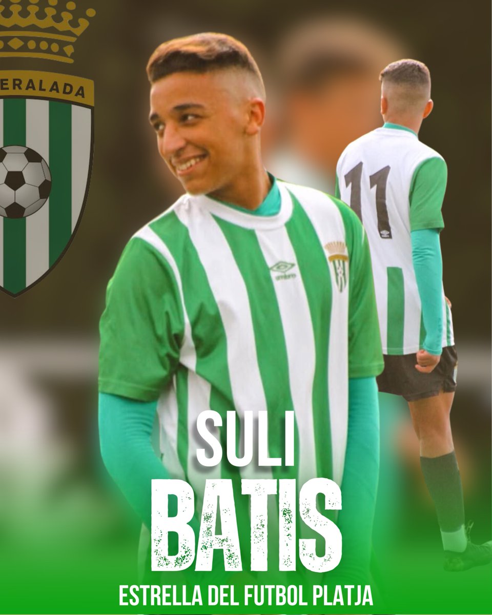 CF Peralada (@cfperalada) on Twitter photo 🌟 𝗥𝗜𝗦𝗜𝗡𝗚 𝗦𝗧𝗔𝗥 🌍
Suli Batis (<a href="/BatisSuli10/">Suli Batis</a> ) reconegut com a màxima estrella emergent del futbol platja mundial! 🏖️⚽
🏆 Premi Rising Star a la Gala Beach Soccer Awards al Puerto de Santa Maria, Cadis! 🔥
💚 Moltes felicitats, Suli!
Orgull verd-i-blanc… sempre! 🌟 𝗥𝗜𝗦𝗜𝗡𝗚 𝗦𝗧𝗔𝗥 🌍
Suli Batis (<a href="/BatisSuli10/">Suli Batis</a> ) reconegut com a màxima estrella emergent del futbol platja mundial! 🏖️⚽
🏆 Premi Rising Star a la Gala Beach Soccer Awards al Puerto de Santa Maria, Cadis! 🔥
💚 Moltes felicitats, Suli!
Orgull verd-i-blanc… sempre!