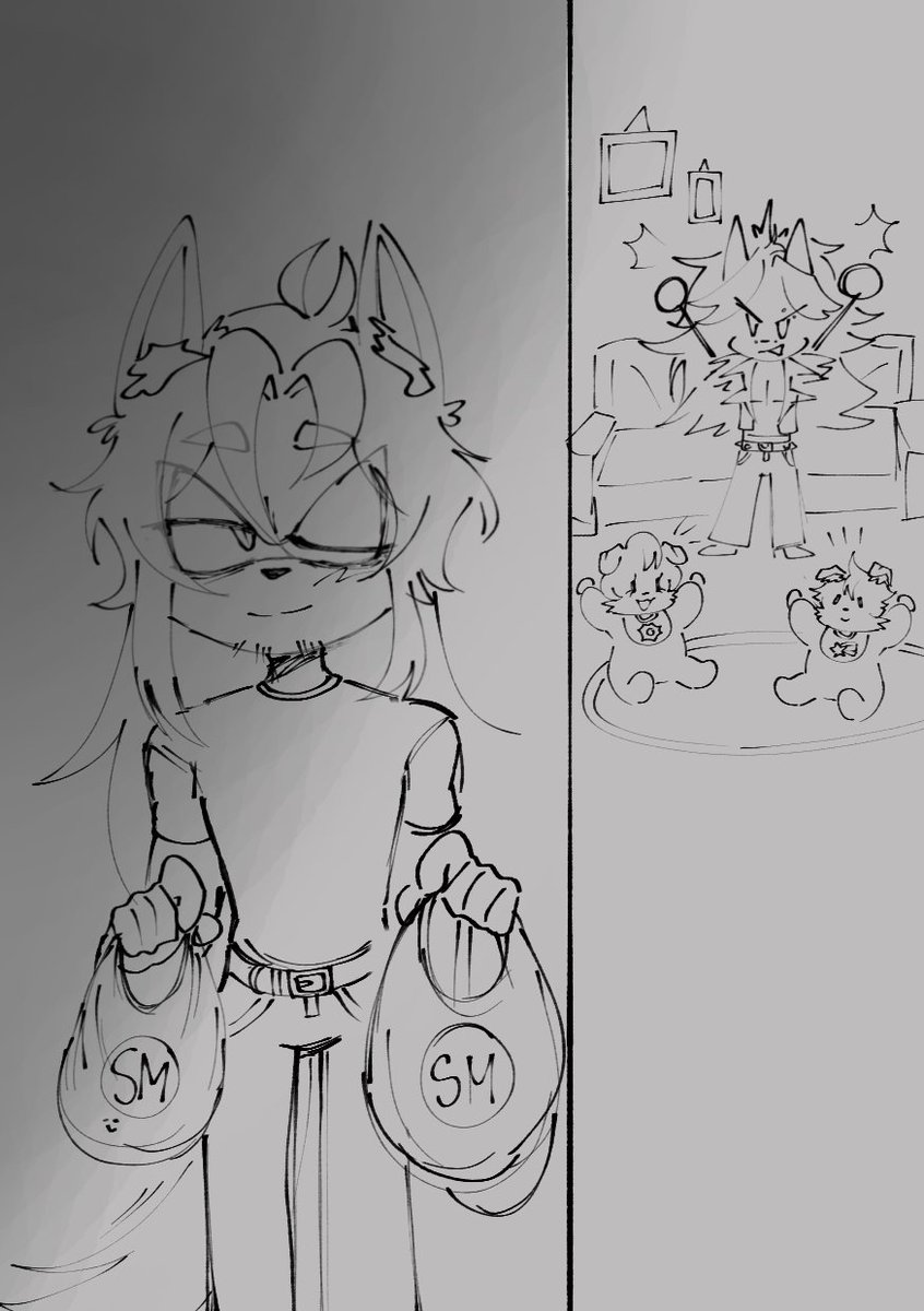 IT'S BEEN AWHILE SINCE I POSTED HERE.... SO HAVE THIS :3

[Artic belongs to: Me :3]
[Sunny and Orion belongs to: Me as well ;3]
[Dante belongs to <a href="/_SnackCracker_/">🔥KALEVWOLF🔥</a>] (I LOVE HIM SM 😭💕)

(I WILL POST MORE ARTIC SOON IF I CAN) 
#SonicTheHedgehog
#ocart #artwork #ArtistOnTwitter