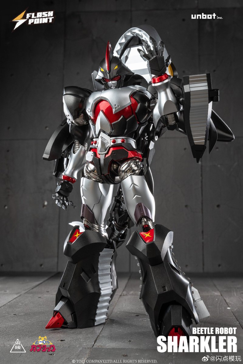 FLASH POINT / 闪点模玩 最強のビーロボ シャークラー 実物写真を更新