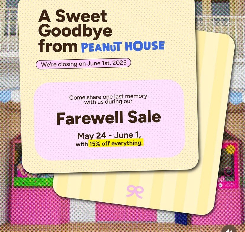 🫧⋆｡˚ JASTIP Peanut House
Yuk yang mau jastip/liat liveshop dulu printilan kpopnya 
Fee N TnC on GO
📍Depok
s.id/LinkGO