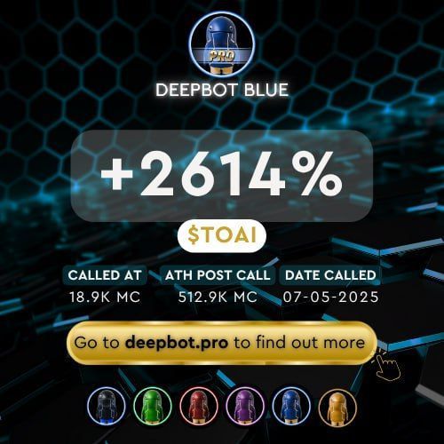 DeepBot_'s tweet photo. Why chase trades when DeepBot can hunt them for you? Tap in. Level up.
DeepBot Toolkit: Giving You An Unfair Advantage.
🔗 Go to https://t.co/E3Y3EGs6ZF to find out more
Welcome to your new trading standard.
$DEEPAI #DeepBot #DeepBotPRO #AutoCrypto #AlgoPower #DeFiAI https://t.co/G1Z9ZfU4gJ