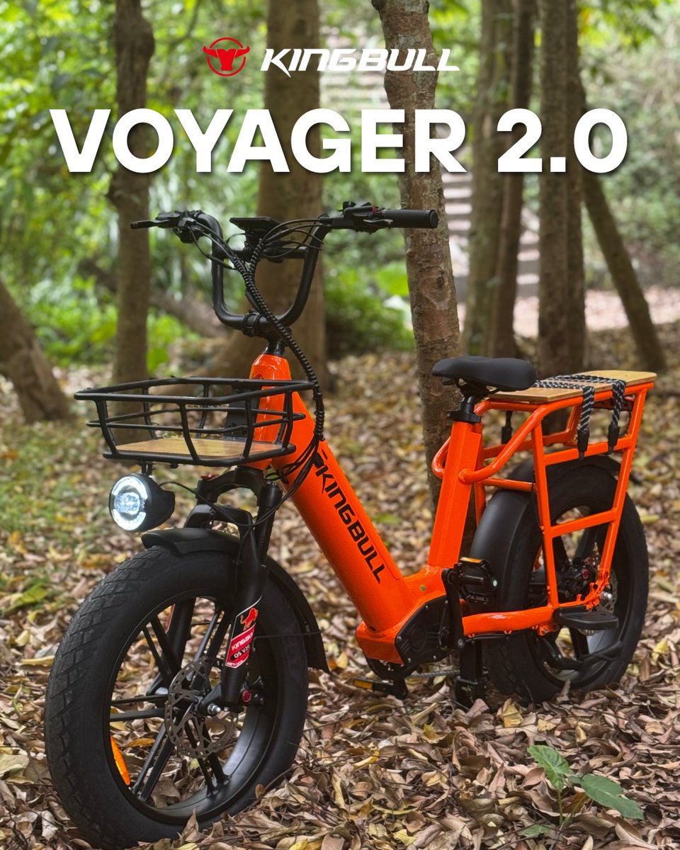 kingbullbike's tweet image. Are you familiar with this bright orange color? Let's shout out its name: Voyager 2.0!
It is coming around you, just wait for its coming!
#kingbullbike #ebikelife #ebikestyle #voyager2 #facethewind #NewRelease2025