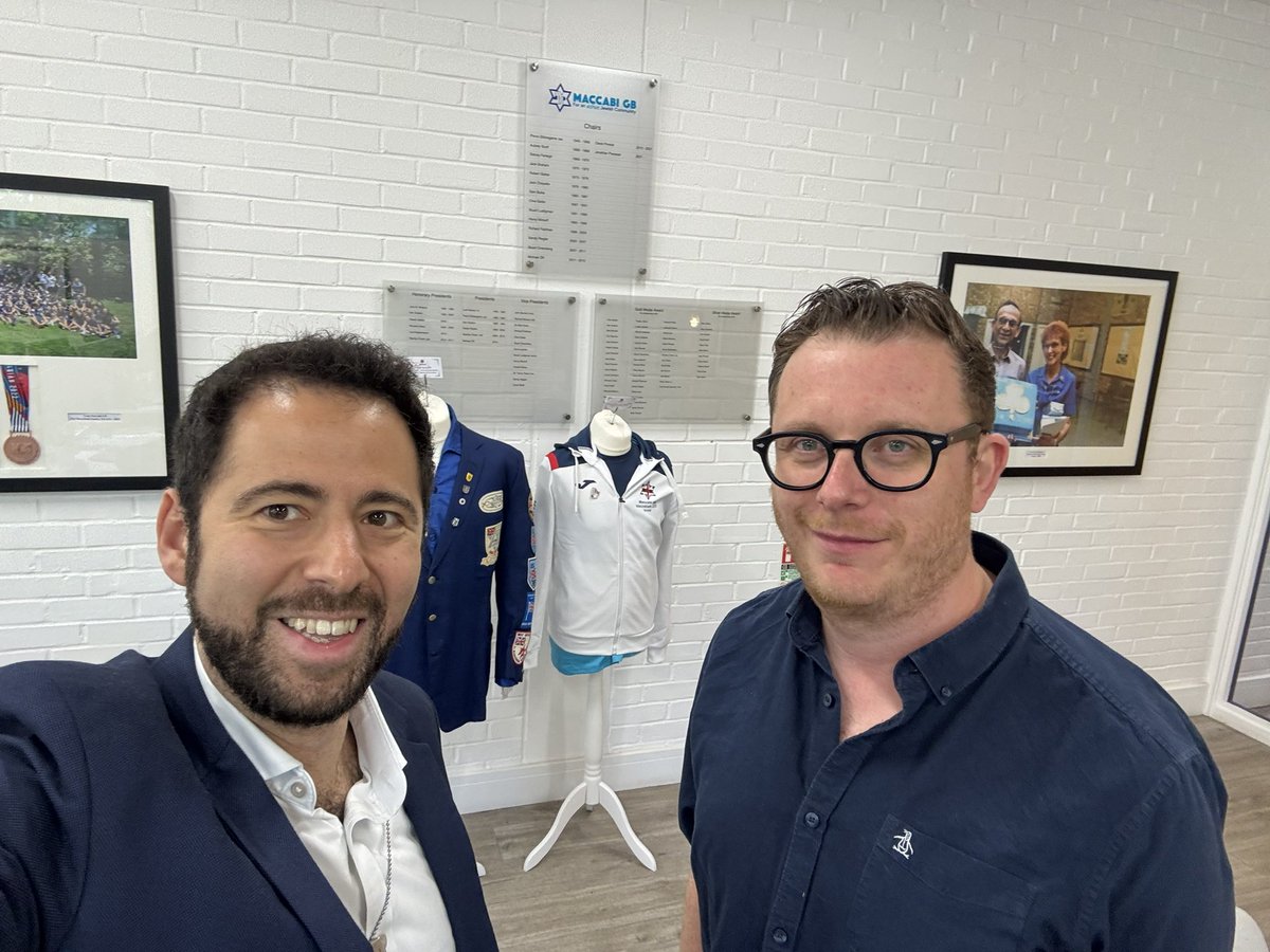 Phil Rosenberg (@philr_r) on Twitter photo Great to check in with <a href="/maccabigb/">Maccabi GB</a> and its excellent CEO Ashley Lerner to talk Jewish sport, health, inclusion, antisemitism, interfaith and <a href="/BoardofDeputies/">Board of Deputies of British Jews</a> new Jewish Culture Month for next year. Great to check in with <a href="/maccabigb/">Maccabi GB</a> and its excellent CEO Ashley Lerner to talk Jewish sport, health, inclusion, antisemitism, interfaith and <a href="/BoardofDeputies/">Board of Deputies of British Jews</a> new Jewish Culture Month for next year.
