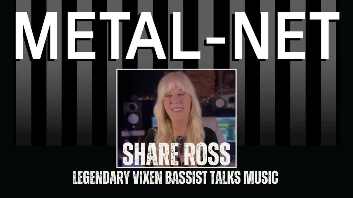 MetalNetTV's tweet photo. NEW INTERVIEW 

Share Ross On Her Musical Path and Why She Stepped Away from Vixen!
https://t.co/1O2ySeJb34 https://t.co/BPgVEtnThJ