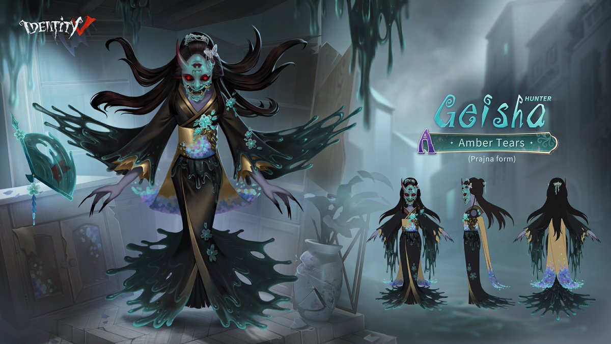 Dear Visitors,
Dive into Season 37 Essence 3’s dazzling details! 
Barmaid’s S Costume shimmers like a soap bubble, while Thief &amp; Geisha’s A Costume glows with aurora magic! 
Launching June 12—stay tuned! 
#IdentityV #S37E3