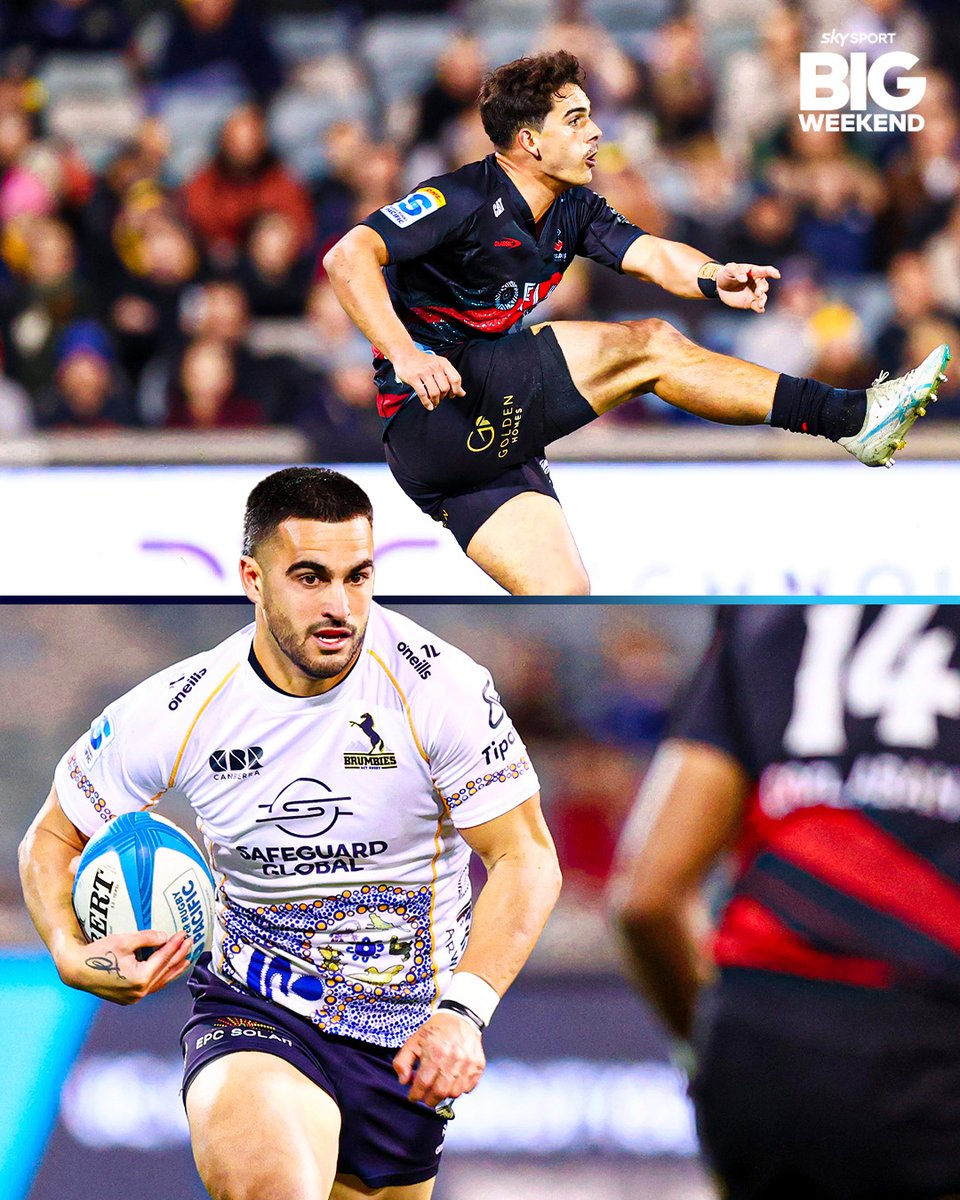 An absolute try-fest happening in Canberra as 2️⃣ of the top teams go head to head! 😤  

Brumbies v Crusaders 2nd half coming right up for your BIG WEEKEND on #SkySportNZ 📺