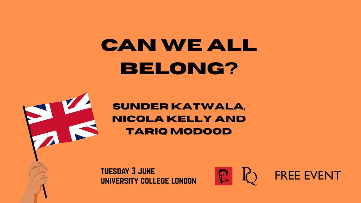 The Orwell Prize (@theorwellprize) on Twitter photo With immigration yet again a defining issue in UK politics, can we still tell a national story that speaks across political & ideological divides?
Join <a href="/sundersays/">Sunder Katwala</a>, <a href="/NicolaKelly/">Nicola Kelly</a> & Tariq Modood at UCL next week for the <a href="/po_qu/">@politicalquarterly.bsky.social</a> Conversation.
Free event, link below 👇 With immigration yet again a defining issue in UK politics, can we still tell a national story that speaks across political & ideological divides?
Join <a href="/sundersays/">Sunder Katwala</a>, <a href="/NicolaKelly/">Nicola Kelly</a> & Tariq Modood at UCL next week for the <a href="/po_qu/">@politicalquarterly.bsky.social</a> Conversation.
Free event, link below 👇