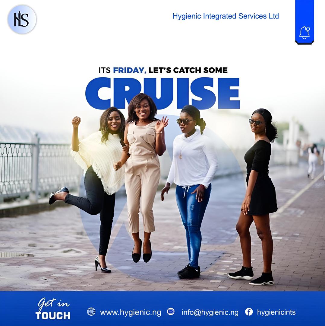 hygienint's tweet photo. 𝑰𝒕’𝒔 𝑭𝒓𝒊𝒅𝒂𝒚 — 𝒕𝒊𝒎𝒆 𝒕𝒐 𝒖𝒏𝒘𝒊𝒏𝒅 𝒂𝒏𝒅 𝒄𝒂𝒕𝒄𝒉 𝒔𝒐𝒎𝒆 𝒄𝒓𝒖𝒊𝒔𝒆!

𝑾𝒊𝒔𝒉𝒊𝒏𝒈 ��𝒐𝒖 𝒈𝒐𝒐𝒅 𝒗𝒊𝒃𝒆𝒔 𝒂𝒏𝒅 𝒔𝒎𝒐𝒐𝒕𝒉 𝒔𝒂𝒊𝒍𝒊𝒏𝒈 𝒊𝒏𝒕𝒐 𝒕𝒉𝒆 𝒘𝒆𝒆𝒌𝒆𝒏𝒅!

#CatchSomeCruise #FridayVibes #WorkAndPlay #HygienicMoves #LogisticsWithEase https://t.co/PqlzRkwxkk