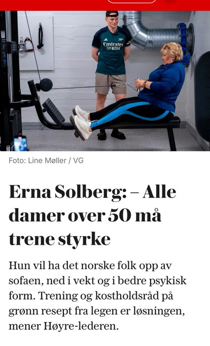 Budskapet er korrekt, men avsenderen passer ikke til å fremme budskapet. Ikke fordi det ikke er mulig at hun nå skal endre sin misbruker-livsstil, det kan hende, og det er i så fall flott, men fordi hun ikke inngir tillit på noen som helst måte, hverken på helse eller noe annet.