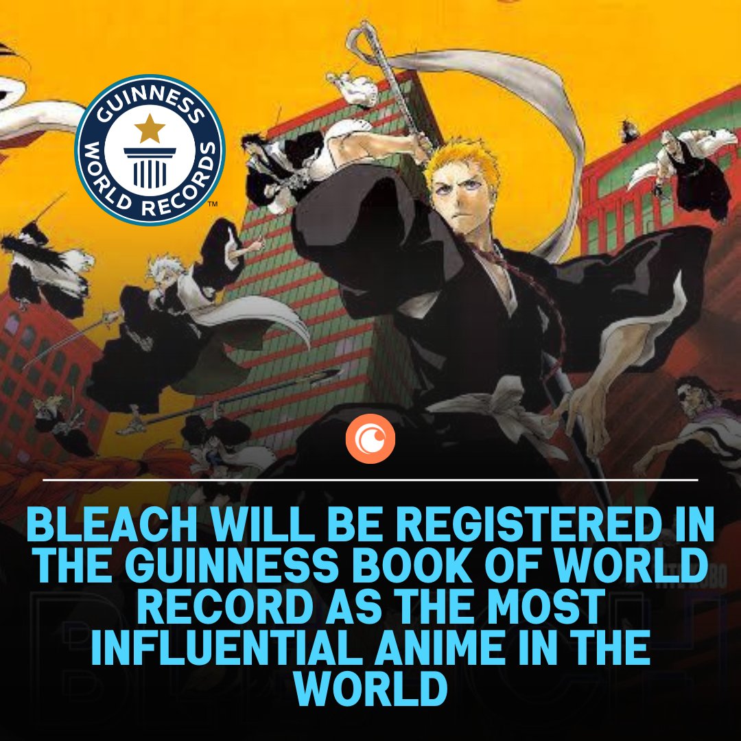 vastolordbetter's tweet image. Bleach is going to be registered in the &quot;Guinness Book Of World Records&quot; 😭