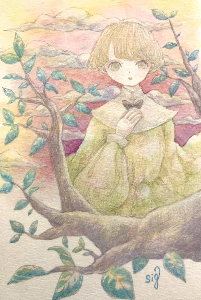 Awakening of summer

葉書サイズ
水彩　水彩色鉛筆