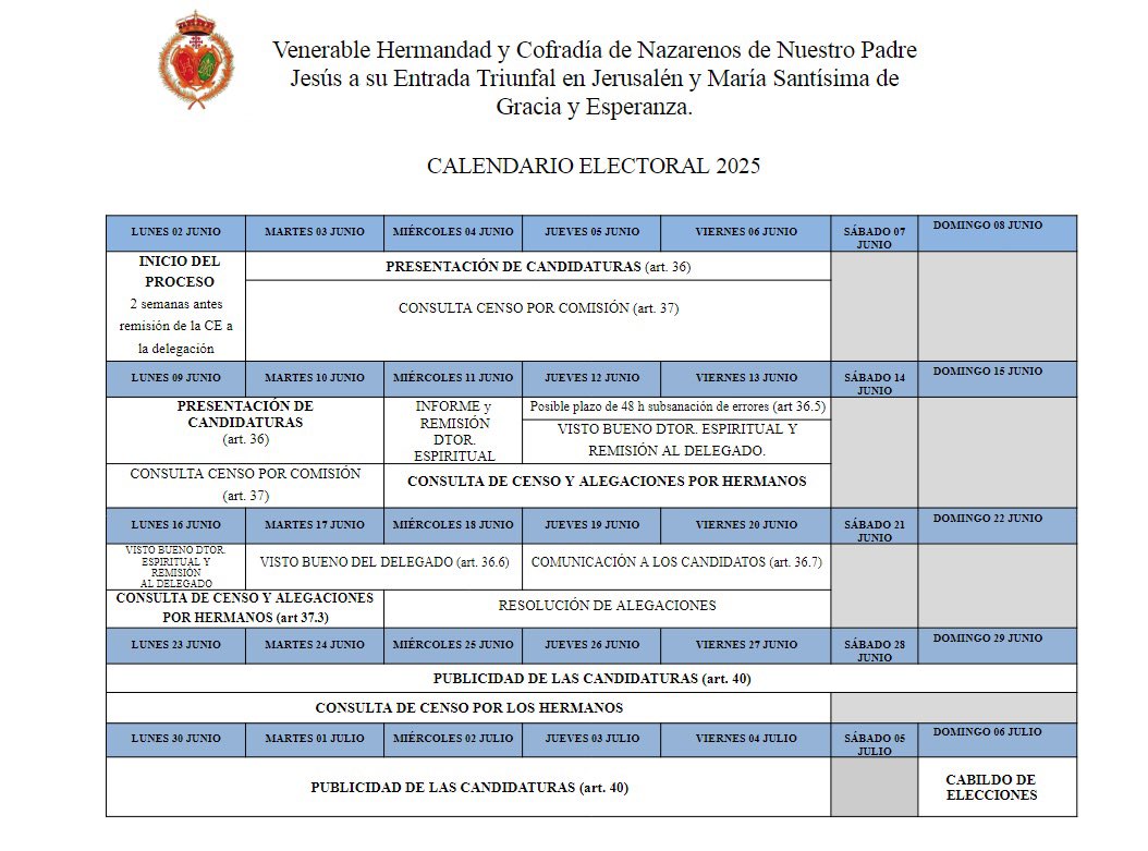Comunicado Oficial sobre el Proceso Electoral