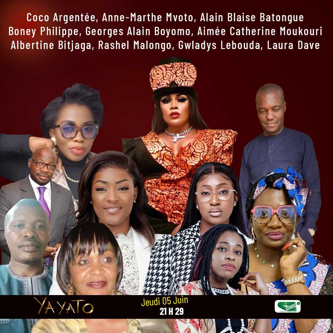 CASTING DE POIDS:
Coco Argentée, Anne-Marthe Mvoto, Alain Blaise Batongue, Boney Philippe, Georges Alain Boyomo, Aimée Catherine Moukouri, Laura Dave, Albertine Bitjaga, Rashel Malongo, Steve Tchiega, Gwladys Lebouda... 

 YAYATO jeudi 21h29 CANAL2

 Une production CREATIV