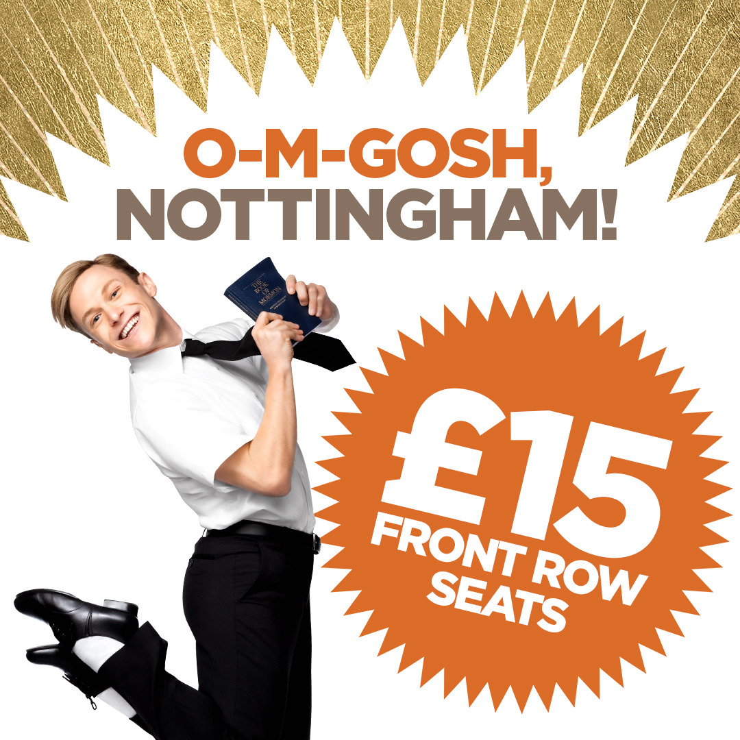 TRCH (@royalnottingham) on Twitter photo NOTTINGHAM! Don't miss <a href="/bookofmormonuk/">The B🐸🐸k of Mormon</a> this June at the Theatre Royal.
And O-M-GOSH, each Monday at 12pm we'll be releasing a limited number of £15 lottery tickets for that week online in the front row and selected stalls seats 🙌
More info: trch.co.uk/whats-on/the-b… NOTTINGHAM! Don't miss <a href="/bookofmormonuk/">The B🐸🐸k of Mormon</a> this June at the Theatre Royal.
And O-M-GOSH, each Monday at 12pm we'll be releasing a limited number of £15 lottery tickets for that week online in the front row and selected stalls seats 🙌
More info: trch.co.uk/whats-on/the-b…