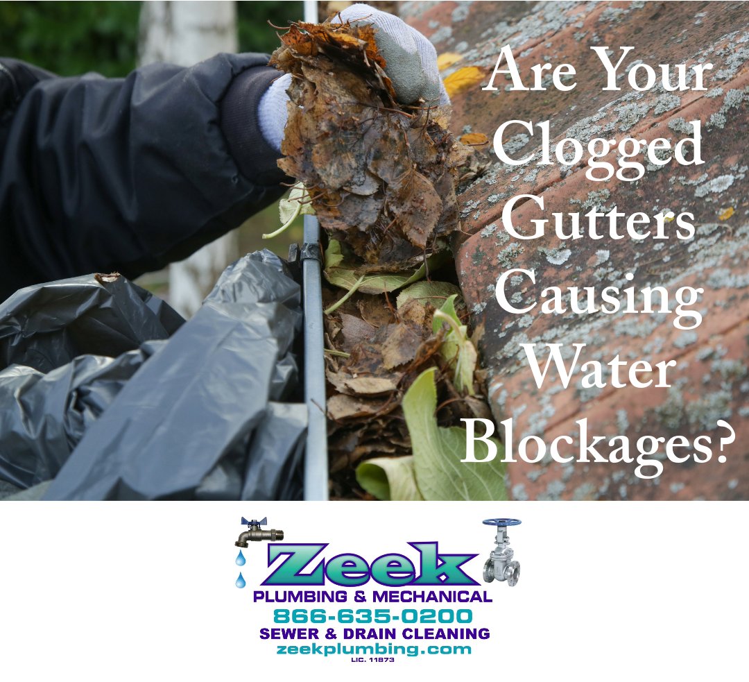 With all the rain we have been having, if you find that your gutters are not draining properly and you have water pooling in your yard or against your house, you may need to have your gutters cleared. Let us snake your gutters and get the water flowing. #clog #njplumber