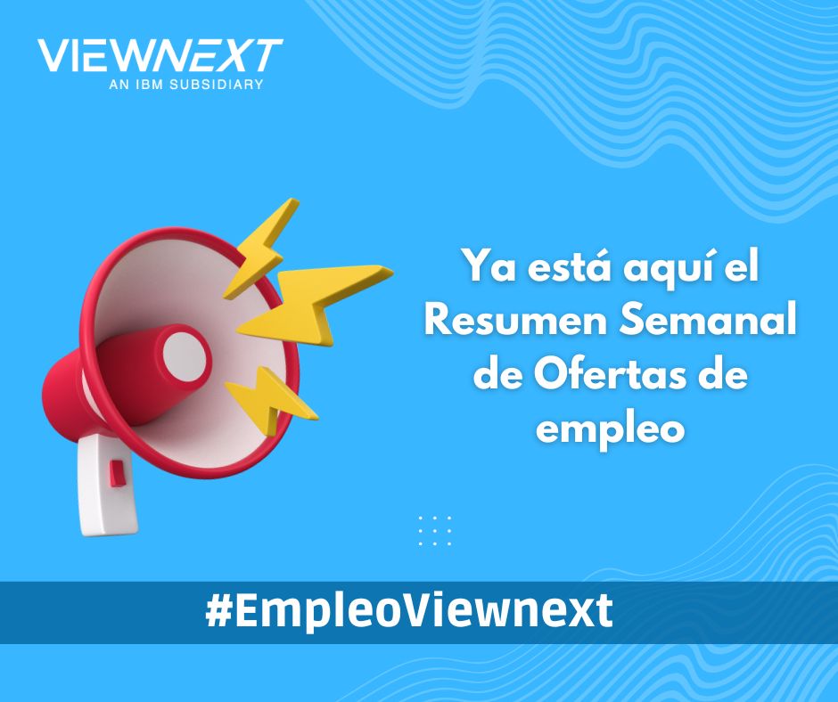 📢Ya está disponible nuestro resumen semanal de ofertas de empleo.
 Si estás en búsqueda de un nuevo empleo y quieres unirte a nosotros/as ¡ésta puedes ser tu oportunidad! 

No te lo pierdas 👉 bit.ly/4muC3zk 

#EmpleoViewnext #Empleo