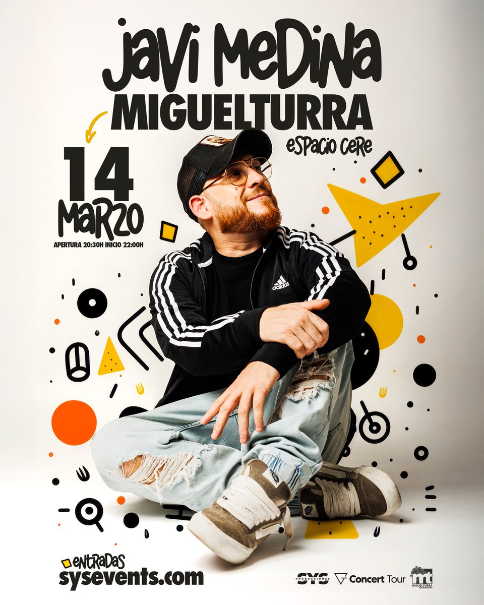 El GATO NEGRO TOUR🐈‍⬛ de #javimedina suma nuevas fechas!!🫠💘🚀 Nos vemos con el artista en estas ciudades ✨✨✨

14 feb Toledo (Castilla-La Mancha)
14 mar Miguelturra (Ciudad Real)

🎫 ya disponibles!! Cuál no puede faltar?👇🏻👇🏻