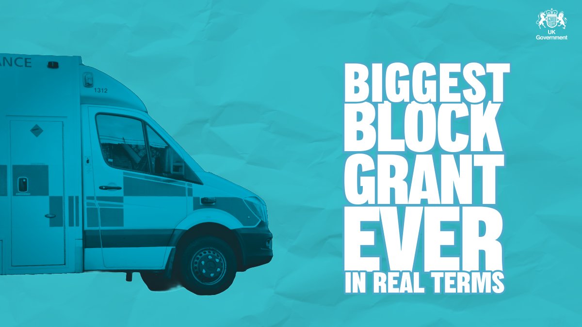 UK Government Scotland (@ukgovscotland) on Twitter photo At £50 billion, the block grant to the <a href="/scotgov/">Scottish Government</a> is the largest it has ever been in the history of devolution — which means more money for services like policing, the NHS and education in Scotland.
🔗gov.uk/government/new… At £50 billion, the block grant to the <a href="/scotgov/">Scottish Government</a> is the largest it has ever been in the history of devolution — which means more money for services like policing, the NHS and education in Scotland.
🔗gov.uk/government/new…